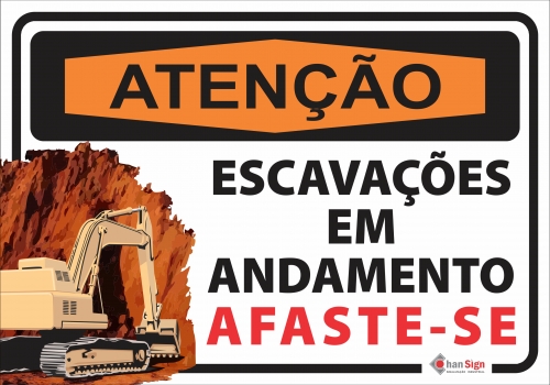 Atenção: Escavações em andamento