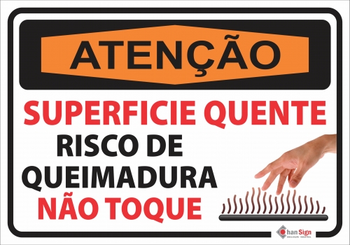 Atenção: Risco de queimadura