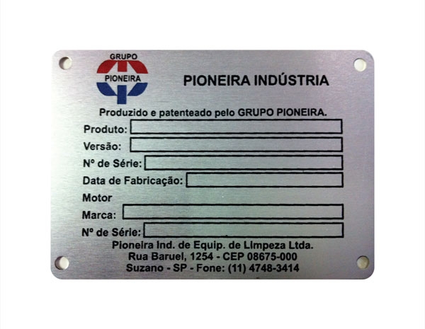 Placa Equipamento