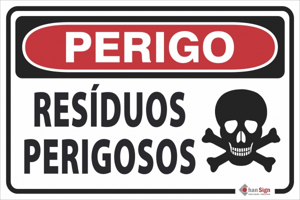 PERIGO: RESÍDUOS PERIGOSOS