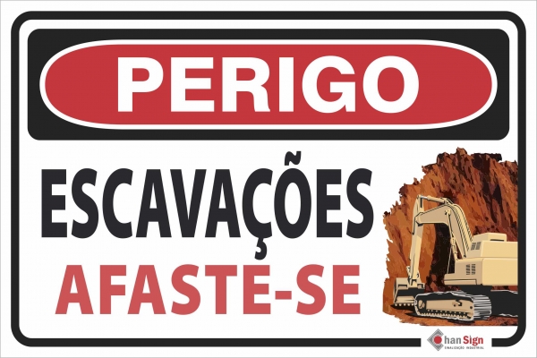 PERIGO: ESCAVAÇÕES