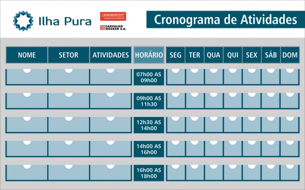 Quadro Cronograma de Atividades