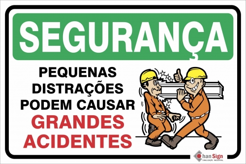 Segurança: Pequenas distrações podem causar grandes acidentes